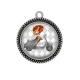 Pendentif Cabochon Argent - pin up