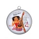 Pendentif Cabochon Argent - pin up
