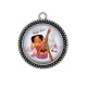 Pendentif Cabochon Argent - pin up