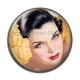 Cabochon Résine - pin up