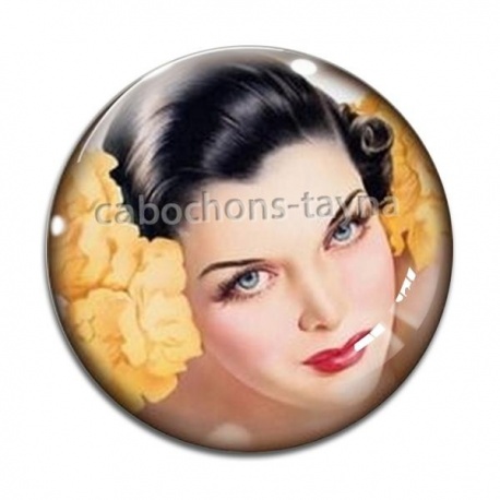 Cabochon Verre - pin up