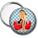 Miroir de poche - pin up