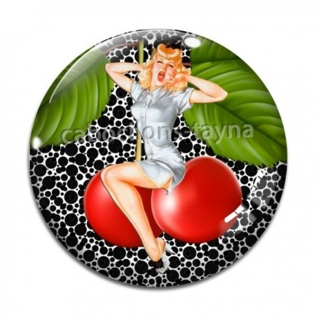 Cabochon Verre - pin up
