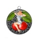 Pendentif Cabochon Argent - pin up