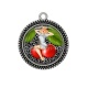 Pendentif Cabochon Argent - pin up