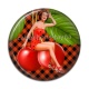 Cabochon Résine - pin up