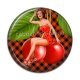Cabochon Résine - pin up