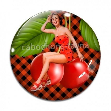 Cabochon Verre - pin up