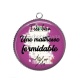 Pendentif Cabochon Argent - formidable maîtresse