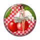 Cabochon Résine - pin up