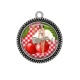 Pendentif Cabochon Argent - pin up