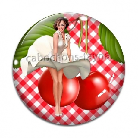 Cabochon Verre - pin up
