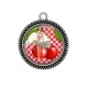 Pendentif Cabochon Argent - pin up