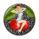 Cabochon Résine - pin up