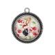 Pendentif Cabochon Argent - pin up