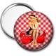 Miroir de poche - pin up