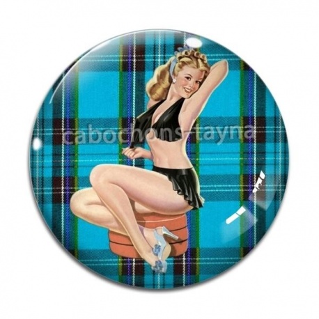 Cabochon Verre - pin up