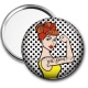 Miroir de poche - girl power