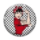 Cabochon Verre - girl power