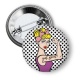 Badge - girl power