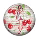 Cabochon Résine - pin up