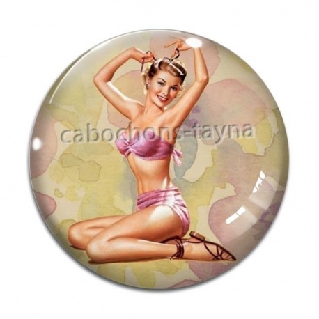 Cabochon Verre - pin up