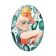 Cabochon Verre Ovale - girl power