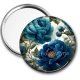 Miroir de poche - fleur