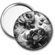 Miroir de poche - fleur