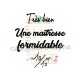 formidable maîtresse