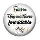 Cabochon Résine - formidable maîtresse