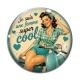 Cabochon Verre - je suis une femme super cool