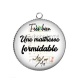 Pendentif Cabochon Argent - formidable maîtresse