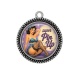 Pendentif Cabochon Argent - super pin up