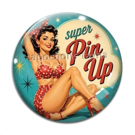Cabochon Verre - super pin up