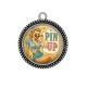 Pendentif Cabochon Argent - pin up