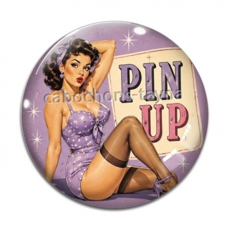 Cabochon Verre - pin up