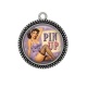 Pendentif Cabochon Argent - pin up