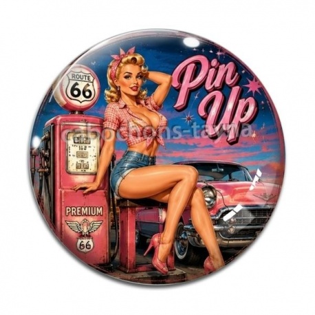 Cabochon Verre -  pin up