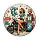 Cabochon Verre -  pin up