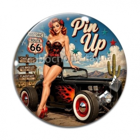 Cabochon Verre -  pin up