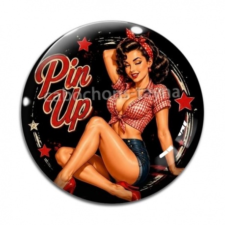 Cabochon Verre -  pin up