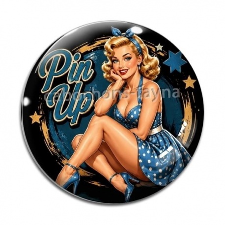 Cabochon Verre -  pin up