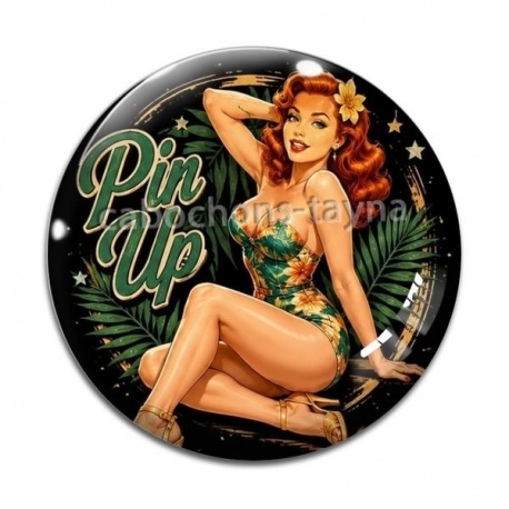 Cabochon Verre -  pin up