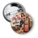 Badge - une pin up qui déchire