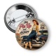 Badge - une pin up qui déchire