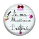 Cabochon Verre - maîtresse préférée