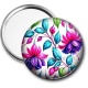 Miroir de poche - fleur