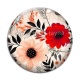 Cabochon Verre - fleur