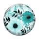 Cabochon Verre - fleur